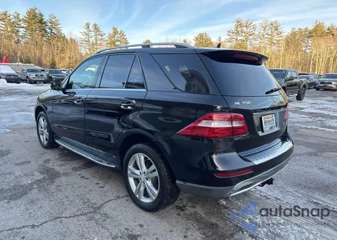 2013 Mercedes-Benz Ml 350 4Matic from USA, damaged, VIN 4JGDA5HB5DA253098